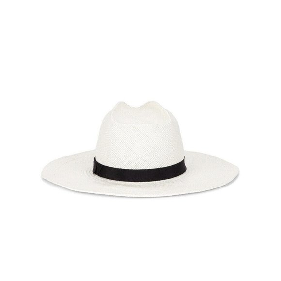 Gladys Tamez Millinery Jackie O Hat White Straw